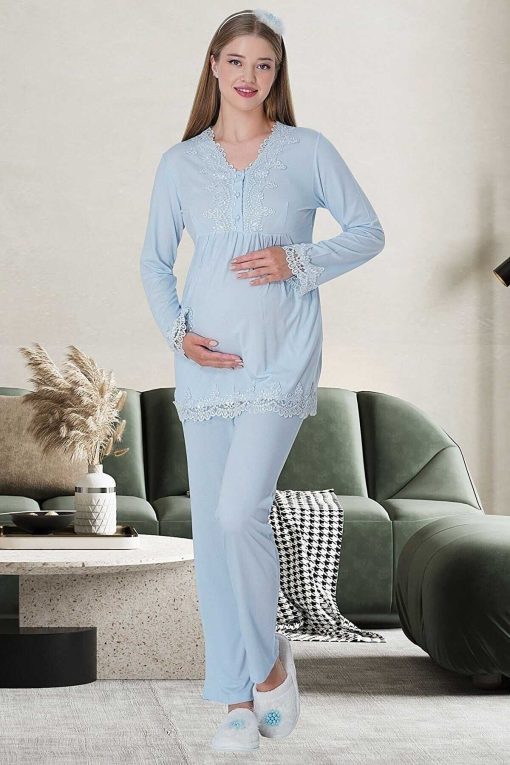 لباس راحتی 75پنبه بارداری برند Mecit Pijama کد 1700230934