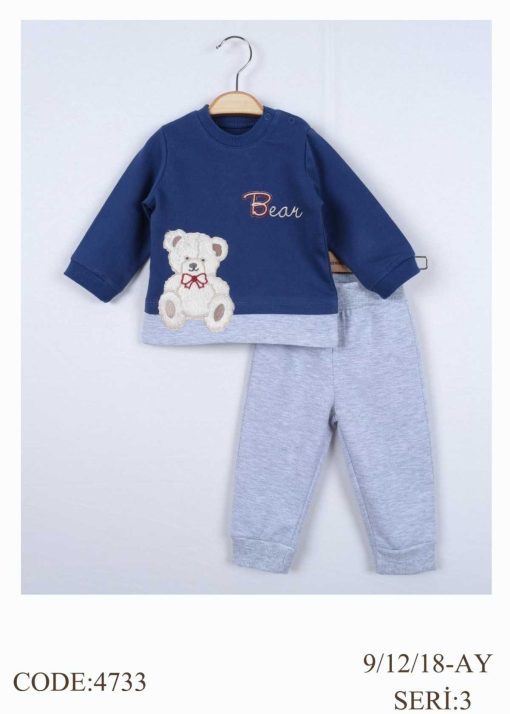 لباس ست کودک خرس کوچولو 2‎تکه ضد آلرژی 100پنبه برند Ciccim کد 1700341563
