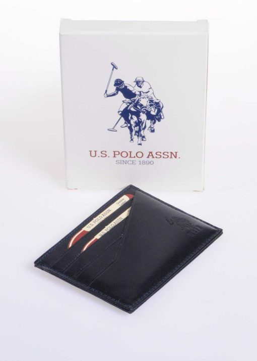 سرمه ای جا کارتی مردانه برند U.S. Polo Assn. کد 1700270466