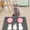 زیرپایی پی‎وی‎سی گربه سگ اکسسوری چیزها لذیذ برند Chilai Home کد 1700560941