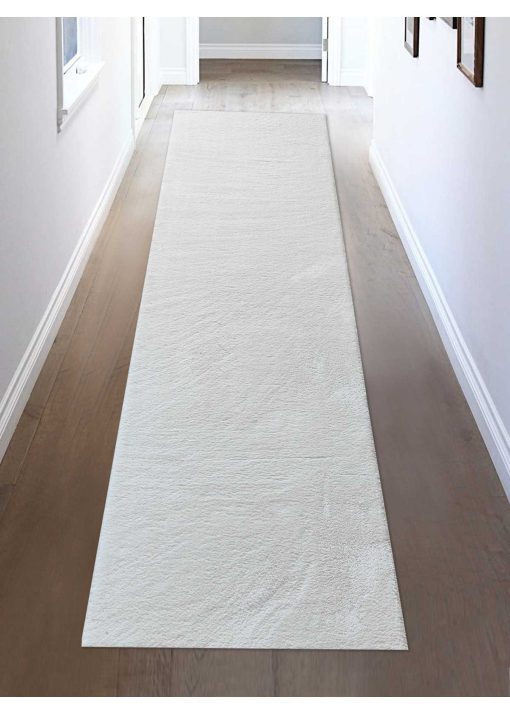 تخت خواب برای راه رو برش لژدار مخمل لیز نمیخورد سفید فرش برند BAKIRÖZÜ HOME کد 1699011638