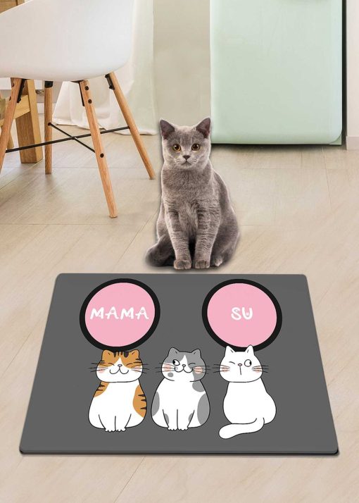 زیرپایی پی‎وی‎سی گربه سگ اکسسوری چیزها لذیذ برند Chilai Home کد 1700311996