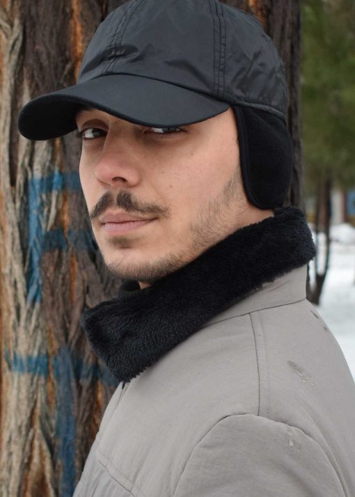 کلاه بارانی کپ آستر‎دار زمستانی پارچه پلار داخل گوشدار برند Göksu Şapka کد 1700374634