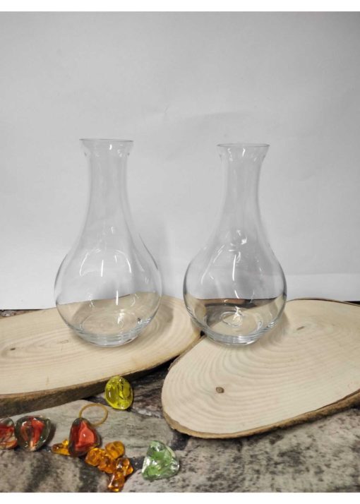 شیشه ای کوچک 2تکه 2‎تکه قایق-بطری گلدان- گلدان سفالی برند Paşabahçe کد 1700518214