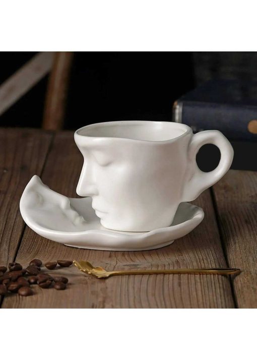 ست فنجان قهوه شکل صورت سرامیک 110میلی لیتر برند ARVALE کد 1700383744