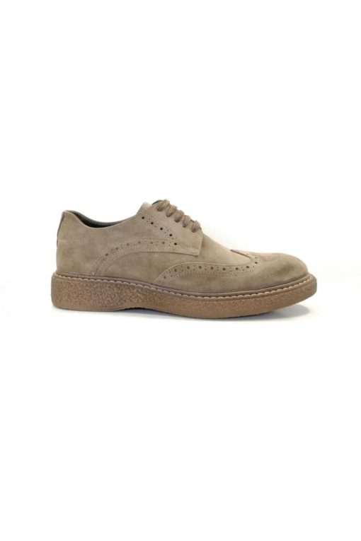 کفش راحتی قهوه ای سموری مردانه چرم اصل برند Clasica کد 1700287220