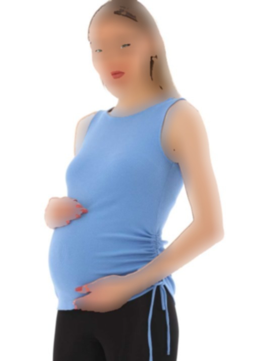 تیشرت پارچه پنبه ای کلفت بند‎دار بارداری برند MEGHAN L.A کد 1701321674