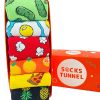 ست جوراب میوه طرح‎دار رنگی پیتزا برند Socks Tunnel کد 1701322927