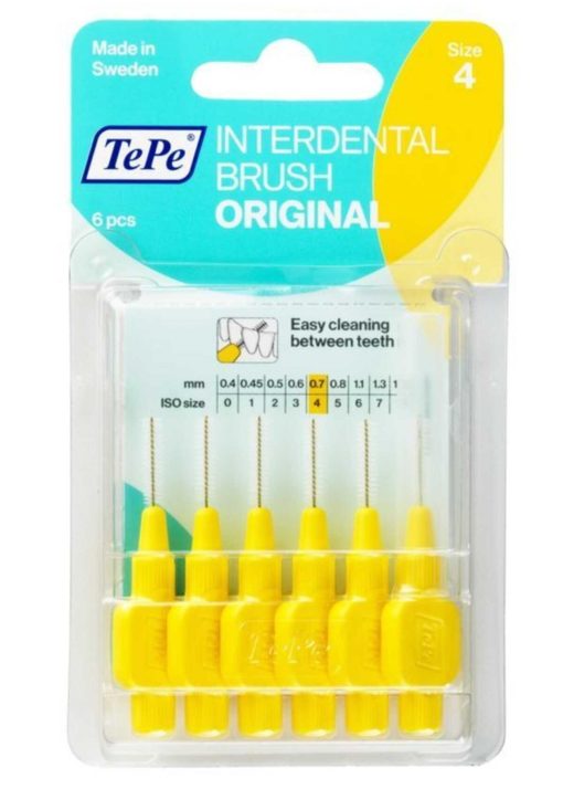 قلم مو 70 6تکه زرد برند TePe کد 1700513786