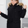 کاپشن زمستانی بلند بادگیر آب پالتو دخترانه برند Asortik Kids کد 1700361745