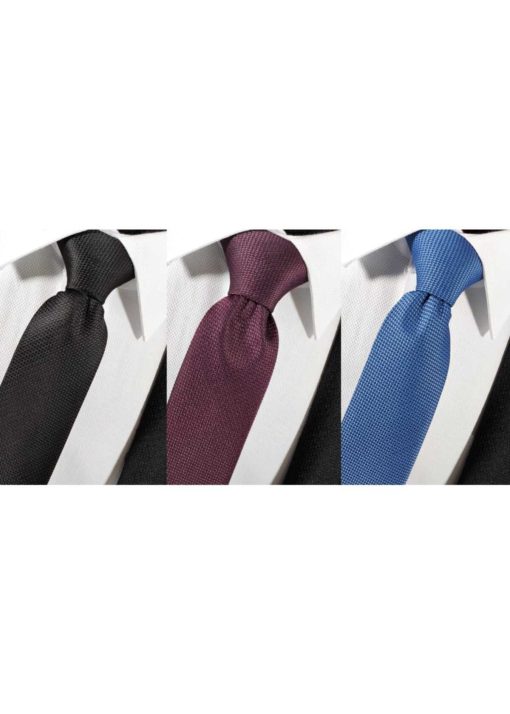 کراوات بسته ست دستمال طرحدار بنفش مشکی برند BLC Basic Line Co. کد 1700897171