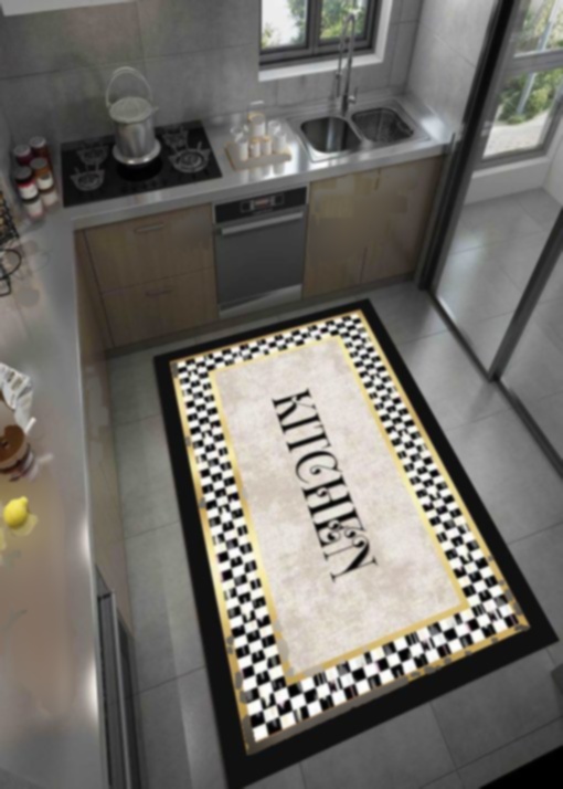فرش چاپ برای راه رو آشپزخانه سالن تزئینی قابل شستشو کف دیجیتالی لیز نمیخورد برند YTR HOME کد 1702450857