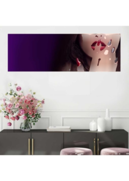 دیوار لاک ناخن سر/مو مدرن طراحی آرایشگاه زنانه برند HDART کد 1703851387