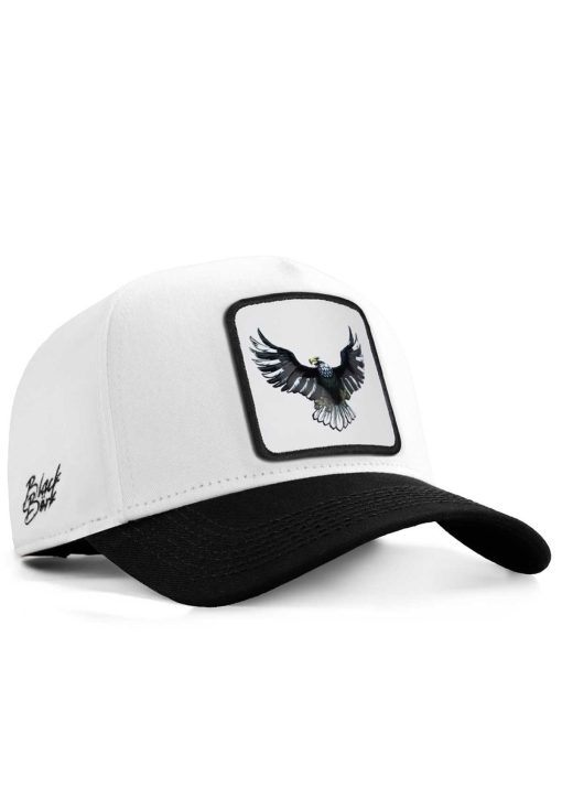 کلاه سپر لوگو‎دار عقاب سفید-سیاه (قطر) برند BlackBörk کد 1707018974