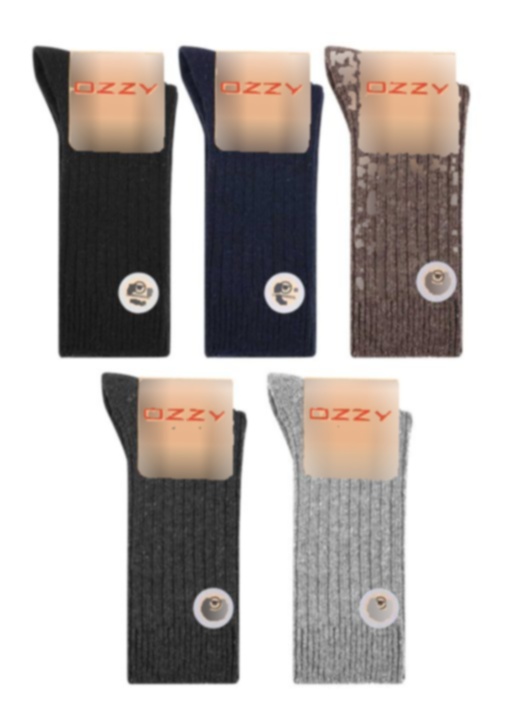 جوراب زمستانی نرم پشمی 5ست خواب مردانه برند Ozzy Socks کد 1706972112