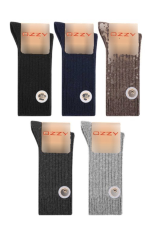 جوراب زمستانی نرم پشمی 5ست خواب مردانه برند Ozzy Socks کد 1706972112