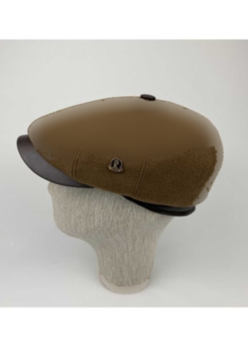 کلاه زمستانی طرح‎دار قهوه‎ای چرم مردانه برند KARNAS ŞAPKA کد 1706986513