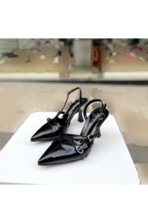 کفش پاشنه بلند ورنی مشکی 9cm برند Gloriys Ayakkabı & Çanta کد 1708493443