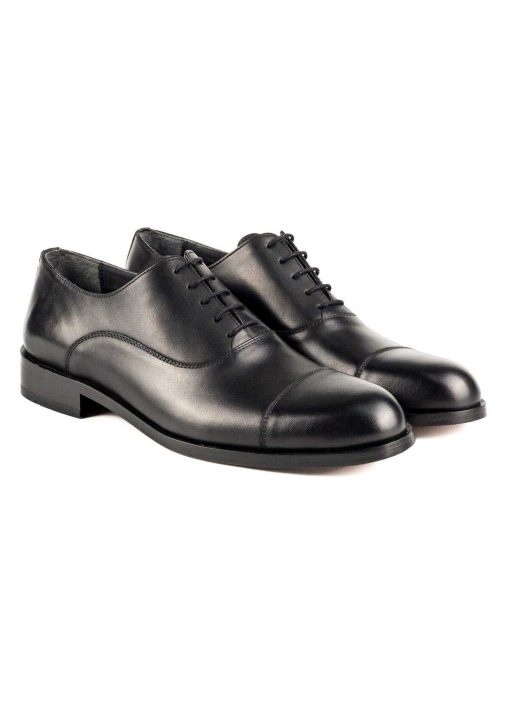 کفش کف چرم مردانه کلاسیک مشکی برند TEZCAN KUNDURA کد 1707523521