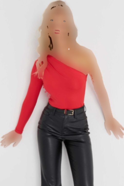 بلوز ضربدری یقه قرمز زنانه برند Cool & Sexy کد 1706974052