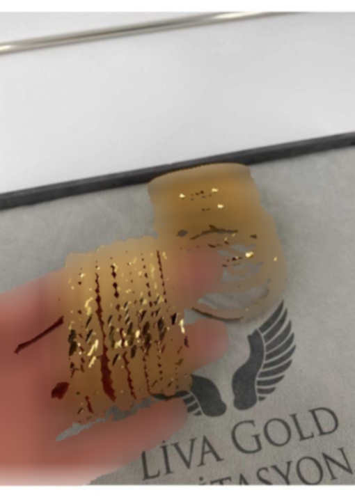 دستبند 22عیار روکش طلایی برند Liva Gold İmitasyon کد 1706949844