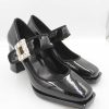 کفش پاشنه کلفت مشکی زنانه برند Milano کد 1707011470