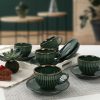 ست 6نفره 12تکه چای ویژه سال جدید زمردی برند Keramika کد 1708357877