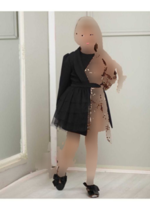 تور دار ژاکت-لباس-لباس دخترانه برند nisaykids کد 1708192247