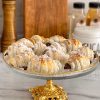 سرویس پذیرایی شیرینی کیک میوه طرح‎دار طلایی & پایه‎دار برند MAY HOME کد 1711019180