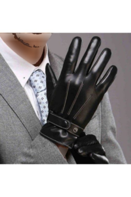 دستکش لمسی ضد آب چرم مردانه برند İşnar کد 1709708428