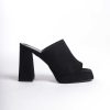 دمپایی جیر بندی گشاد پوشش دار طراحی ویژه کفش پاشنه بلند زنانه برند Shoesers کد 1709818675