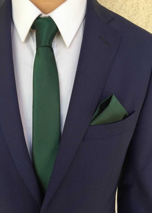 کراوات ست دستمال سبز برند Kravatistan کد 1711551022