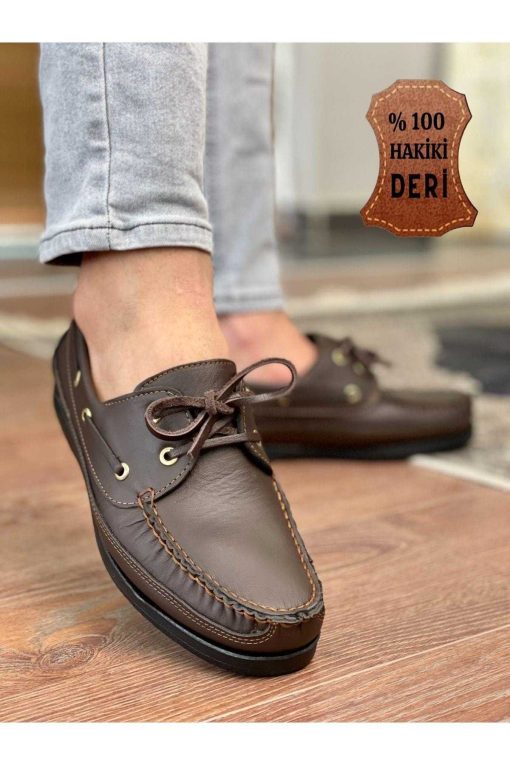 کفش راحتی روزانه کلاسیک مردانه چرم اصل برند Muggo کد 1712148499