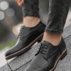 کفش مجلسی راحت ارتوپدیک کف روزانه مشکی مردانه برند By Oxford کد 1715063371