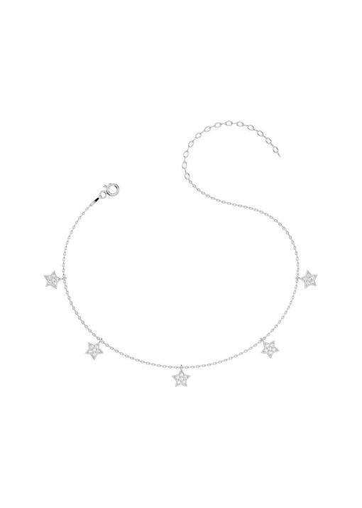 ستاره دار کوچک نقره سفید برند Indigo Takı کد 1715509574