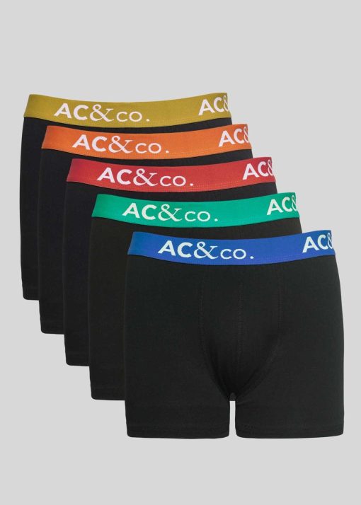 بسته لباس زیر کشی پنبه ای چند رنگ مردانه برند AC&Co / Altınyıldız Classics کد 1715168957